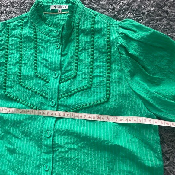 Nk Nukus Green Blouse - Picture 6 of 8